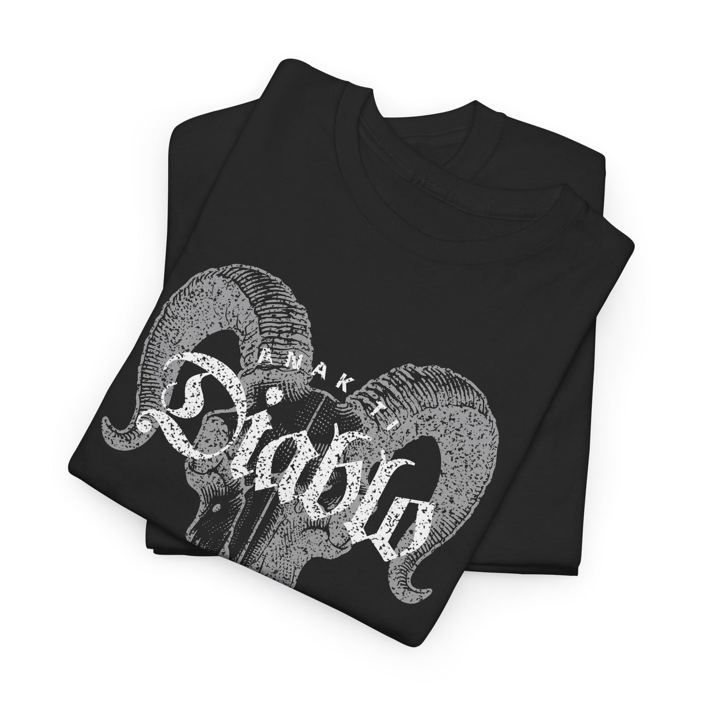 Anak Ti Diablo Goat Skull Graphic T-Shirt - Edgy Unisex Black Tee