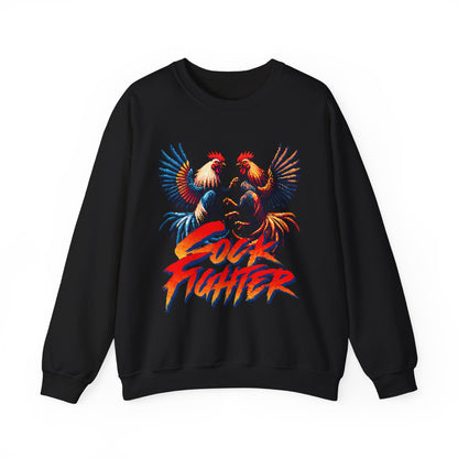 Cockfighter Rooster Sweatshirt – Bold Graphic Crewneck for Statement Style