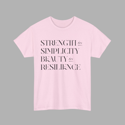 Strength in Simplicity - Beauty in Resilience Women's Graphic Tee